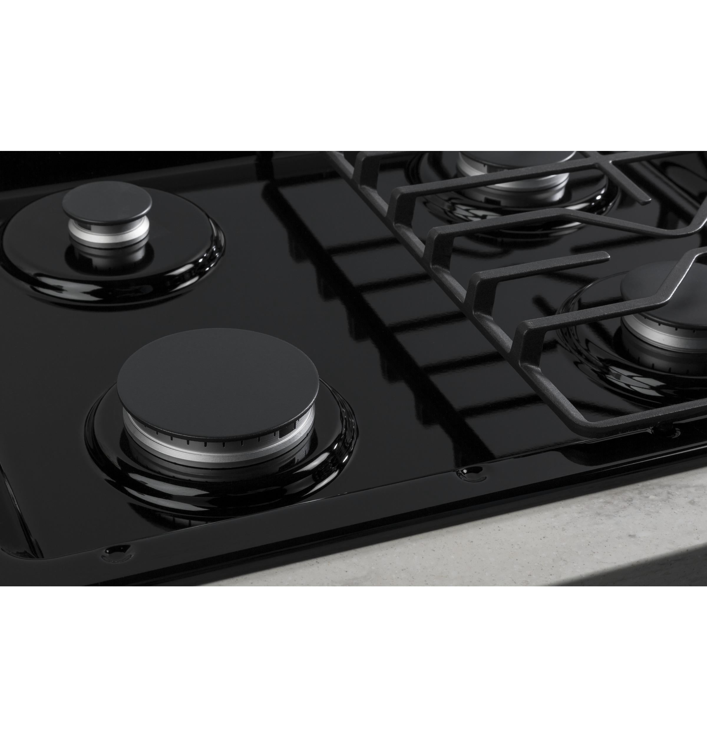 GE JGP3030DLBB 30 inch Black 4 Burner Gas Cooktop