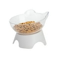 thumbnail image 5 of ACDANC Ceramic Raised Cat Bowls,Cat Bowls Elevated Tilted Elevated Food Or Water Bowls,Stress Free,Backflow Prevention, 5 of 7