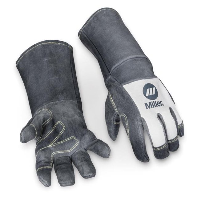 Miller Electric Manufacturing MLL279875 Extar Large Leather MIG Welding Gloves with Cuff