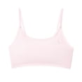 thumbnail image 3 of Girls Cotton Bralette for Teens & Tweens - Wire-Free Seamless Comfort Bra, Soft Training & Sleep Lounge Bra, Pink,Size XL, 3 of 5