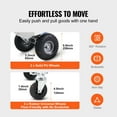 thumbnail image 6 of KFFKFF Aluminum Hand Truck, Dual-Function, 800 lbs Capacity, Robust Industrial Foldable Hand Truck and Dolly, Versatile Cart Transforms from Hand Truck to Platform Cart, Equipped with Rubber Wheels, 6 of 9
