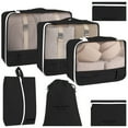 thumbnail image 1 of 7-Piece Travel Packing Cubes Set, Luggage Organizers with Labels, 1 of 6