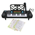 thumbnail image 1 of Minkissy Kids Musical Instruments 1 Set Electronic Keyboard Piano Toy With Music Education Function For Young Musicians, 1 of 7