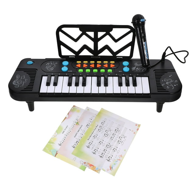 Minkissy Kids Musical Instruments 1 Set Electronic Keyboard Piano Toy With Music Education Function For Young Musicians
