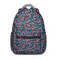 thumbnail image 1 of Summer Tropical Floral Backpack - Stylish Lightweight Daypack for Commuters, 1 of 6