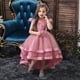 thumbnail image 5 of Vestido infantil Vestido de princesa Vestido de niña Vestido de novia Vestido de noche Vestido bordado pesado Verano, 5 of 6