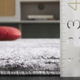 thumbnail image 4 of Safavieh Ravine Mason Abstract Shag Area Rug, Gray/Dark Gray, 6'7" x 6'7" Round, 4 of 10