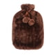 thumbnail image 1 of Funda Felpa para Botella Caliente Invierno Mujer (marrón Oscuro), 1 of 2