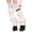 White leather black, variant on Japanese Subcultures Punk Faux Flared Leg Warmers Boot Covers with Over Knee Socks Chain Garter Set for Women