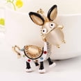 thumbnail image 3 of Donkey Handbag Pendant Crystal Keyrings Keychains for Car Purse Bag Buckle Party Gift Key Chains Holder(Donke), 3 of 9