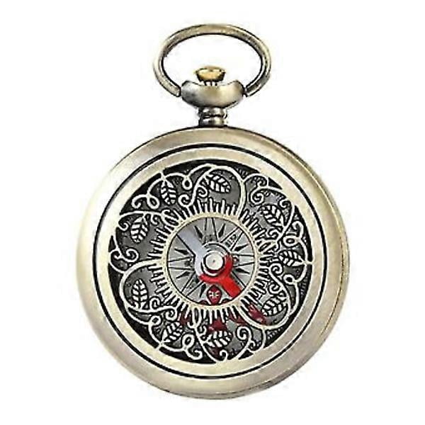 Vintage Pocket Watch Compass Multifunctional Compass for Outdoor Sports Hiking
