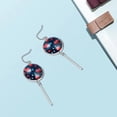 thumbnail image 5 of Electrocardiogram Elegant Earring Hooks Dangle Earrings Set with Stylish Patterns, 5 of 5
