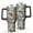 Pioneer Flower Floral, variant on 40oz Pioneer Flower Floral Print Pattern Insulated Tumbler with Handle, BPA-Free Leak Proof Lid and Straws, Double Wall Vacuum, Hot 12h/Cold 34h