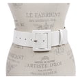 thumbnail image 3 of 2 1/4" Wide Ladies High Waist Faux Crocodile Print Patent Leather Fashion Belt, 3 of 3