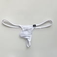 thumbnail image 2 of Tanga de malla transparente para hombre, ropa interior fina, transpirable y elástica de color sólido para hombre, 2 of 5