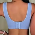 thumbnail image 4 of LLYWEY Sports Bras for Women Clearance Bras Women No Padding Ladies Demi Cup Bra Style-1373 Women's Plus Push-Up Bra Feature Adult Female Bralette Sports Bras Sky Blue 38B, 4 of 7
