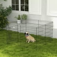 thumbnail image 2 of PawHut 30inch Foldable Metal Exercise Pet Playpen Backyard Dog Puppy, 2 of 10
