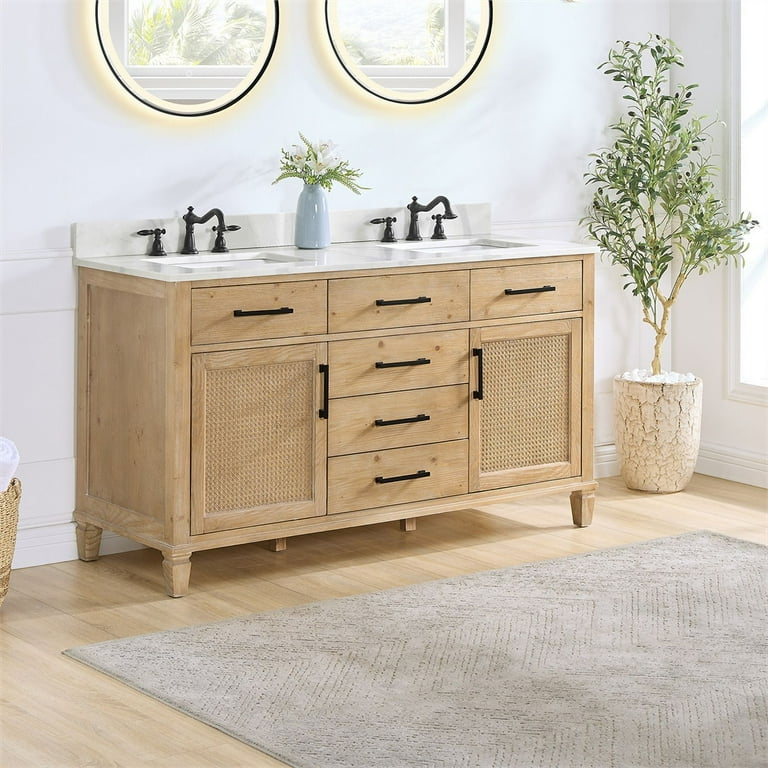 Wood on sale vanity base