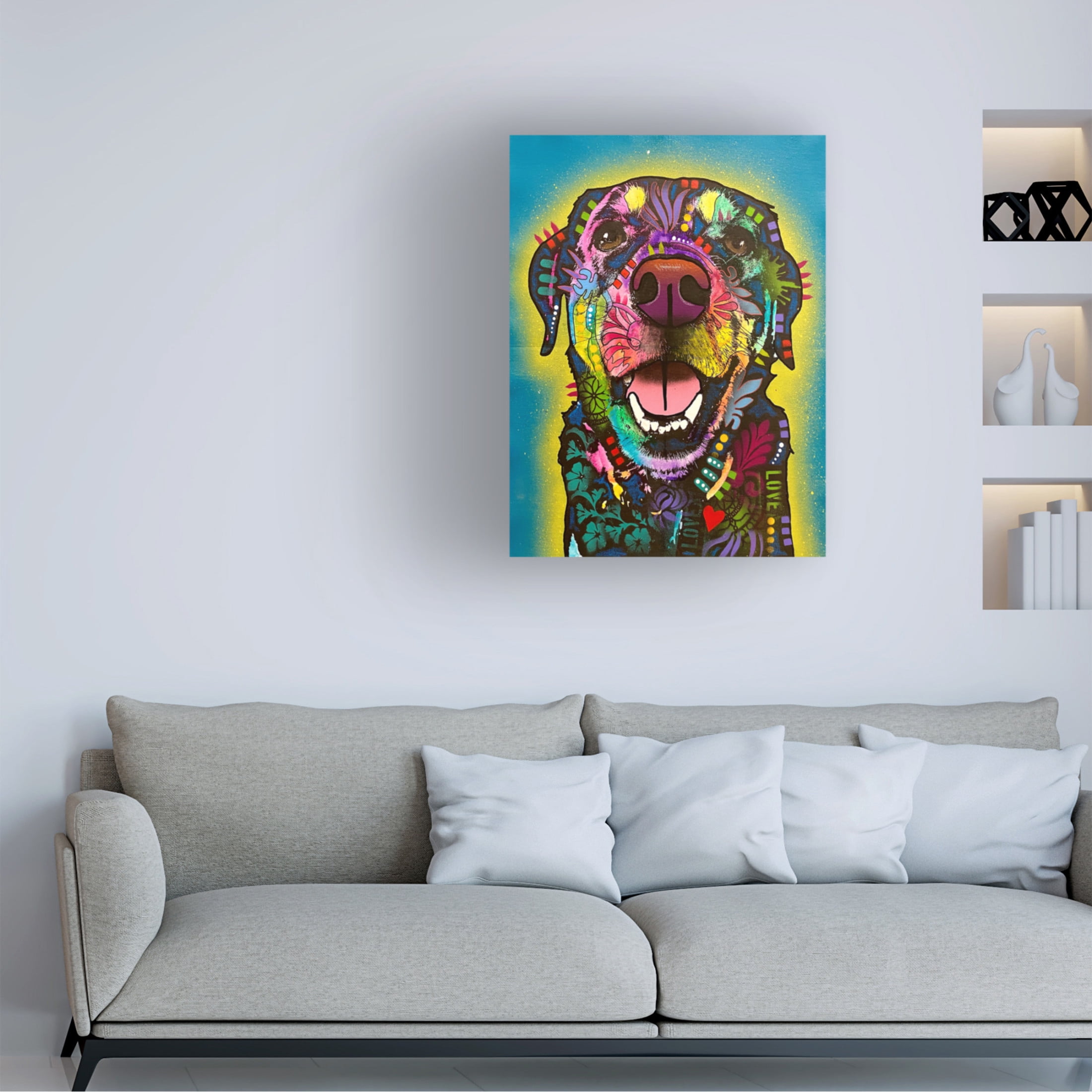Canvas Wall Art - Dean Russo 'Mom Can We Go Swimming' Wall Art for Living Room, Bedroom, or Office Décor by Trademark Fine Art - 24 x 32 Inches