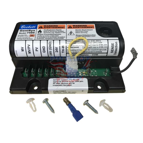 Beckett 7586T0001U 24VAC Intermittent Pilot Gas Ignition Control