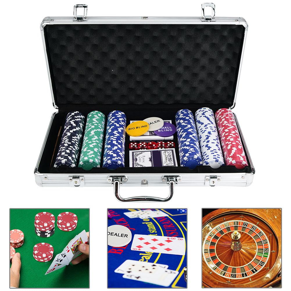 dice game with poker chips