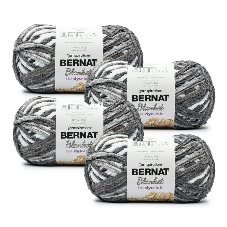Bernat Blanket Tie Dye-ish Yarn (300g/10.5oz)