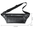 thumbnail image 2 of Bolso de cintura retro de moda Bolso de mensajero de cuero de PU Bolso de pecho Deportes de ocio al aire libre Bolso de cintura invisible Festival de viaje Montar Correr Senderismo Ormromra CPB-DE-HJJ-97-1, 2 of 5