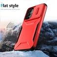 thumbnail image 6 of Dteck Case for Samsung Galaxy S24 Plus,Shockproof TPU+PC Armor Case Slide Lens Protection Cover for Galaxy S24 Plus,Red, 6 of 7