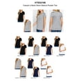 thumbnail image 3 of FashionStream MOA COLLECTION V-Neck Relaxed Fit Short Sleeve Top, 2-Pack, 3 of 6