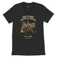thumbnail image 5 of US Army 250 Years Men's V-Neck T-shirt American Military Veteran DD214 Patriotic, 5 of 7