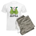 thumbnail image 6 of CafePress - We Make A Great Pear Men's Light Pajamas - Men's Light Loose Fit Cotton Pajama Set, 6 of 7