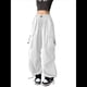 thumbnail image 2 of Pantalones Cargo para Mujer, Pantalones Casuales de Senderismo, Pantalones Holgados Y2K de Cintura Alta con Múltiples Bolsillos M, 2 of 7