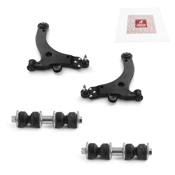 Metrix Premium Chassis Parts - 4 PC Front L/R Lower Control Arm & Front L/R Sway Bar Stabilizer End Link Kit Fits 05-09 Buick Allure, LaCrosse, 00-13 Chevrolet Impala, RK620568 RK620569 K700527/K5342