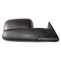 New Aftermarket  Passenger Side Right Manual Folding Door Mirror Assembly, 7x10 fits 1994-2002 Dodge Ram 1500