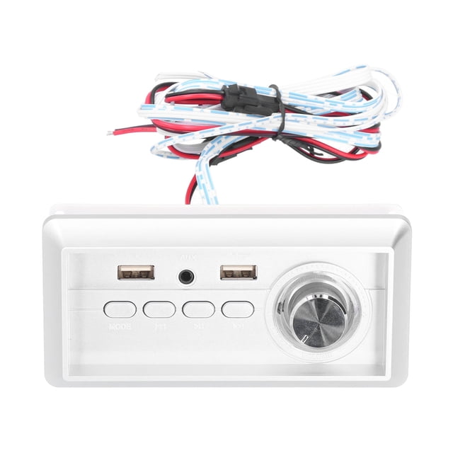 Reproductor de amplificador de potencia 5V 5W+5W Bluetooth 5.0 Reproductor de panel de audio MP3 con entrada auxiliar