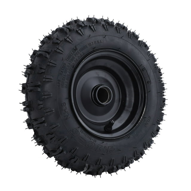 4.10-6 Conjunto de Neumilaros y Ruedas, Tracción Delantera de Reemplazo de Goma Mejorada para scooter para ATV