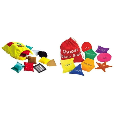 IGUOHAO Teachable Touchables Textured Beanbags Squares, Toddler Sensory ...