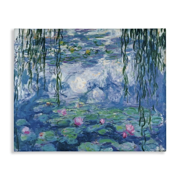 Stupell Industries Traditional Nympheas Classical Canvas Art, 20 x 16, by Claude Monet