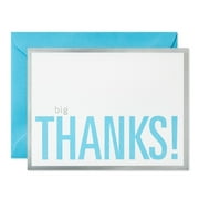 American Greetings Thank You Stationery with Envelopes, Big Thanks (10-Count)