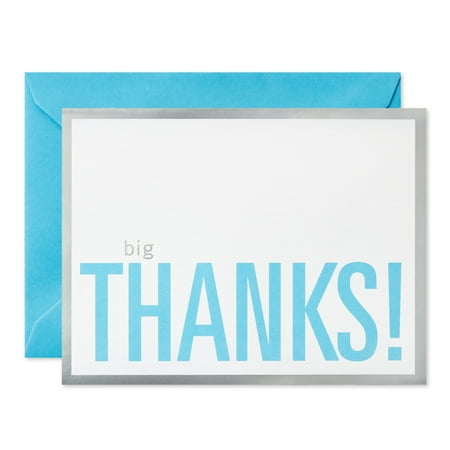 American Greetings Thank You Stationery with Envelopes, Big Thanks (10-Count)