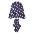 thumbnail image 6 of Nituyy Family Matching Christmas Pajamas Sets Long Sleeve Sleepwear Xmas Plaid Pjs Set for Couples Women Men, 6 of 10