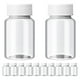 thumbnail image 1 of 12 botellas de viaje con tapa, vacías, de plástico, pequeñas, para medicamentos (50 ml), 1 of 6