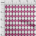 thumbnail image 1 of oneOone Cotton Silk Pink Fabric Argyle Check Sewing Fabric By The Yard Printed Diy Clothing Sewing Supplies 42 Inch Wide, 1 of 4