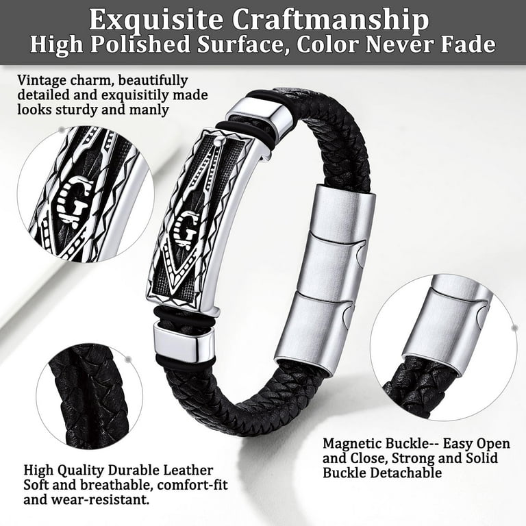 Vintage Mens Silver Bracelet