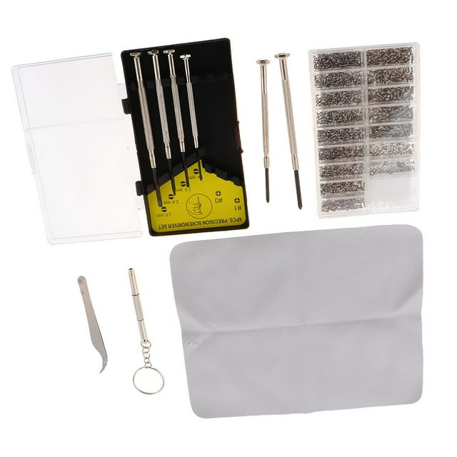 de destornilladores de precisión, anteojos, relojes, cámara, electrónica, equipo de herramientas de reparación estuche portá Colcomx Estuche de reparación de anteojos