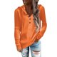 thumbnail image 1 of Gibobby Suéteres mujer, Suéter casual de manga larga con cuello en V para mujer(Naranja,G), 1 of 5