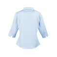 thumbnail image 2 of Premier Womens Poplin 3/4 Sleeve Shirt, 2 of 4