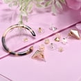 thumbnail image 4 of Uxcell 12Pack Silicone Earring Backs Rubber Soft Earring Stopper for Stud 5.2mm Gold, 4 of 6