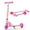 Light Pink, variant on BELEEV Scooter for Kids Ages 6-12,  two wheel Kick Scooter for Girls and Boys, Kids Scooter with Light up Wheels , Purple
