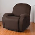 thumbnail image 4 of AUQ Jacquard Weave Recliner Chair Covers,Large Recliner Covers for Wide Recliner 22in Recliner Cover,Chair Protectors Covers with Elastic Straps for Pets,Dogs, 4 of 7